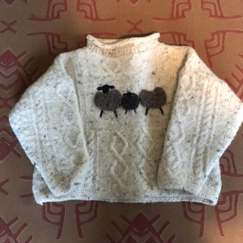 Young Ramblers by Amundsen Kids Wool Sheep Sweater